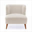 Fauteuil d'appoint rembourré Veda Boucle