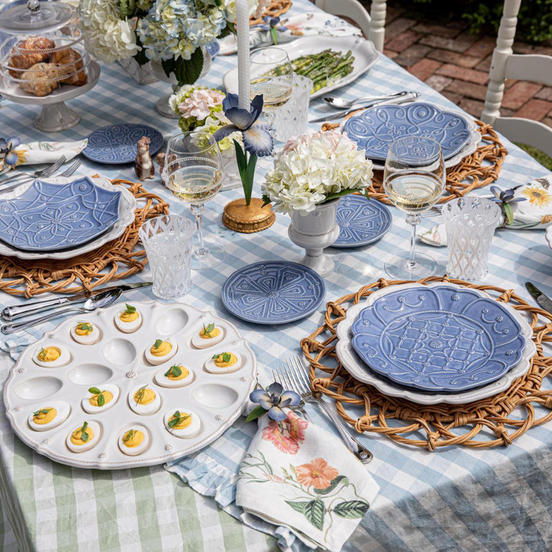 Jardins du Monde Side/Cocktail Plate Assorted - Chambray
