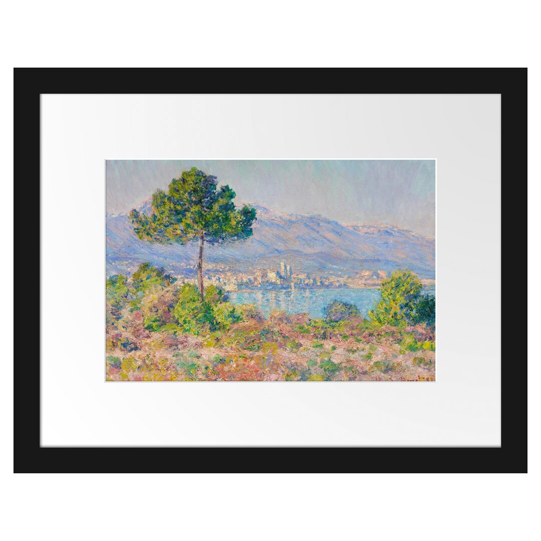 Gerahmter Kunstdruck Antibes Vue Du Plateau Notre Dame von Claude Monet