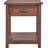 ClickDecor Bailey Nightstand with 1 Drawer and Display Shelf, Black-1065161381