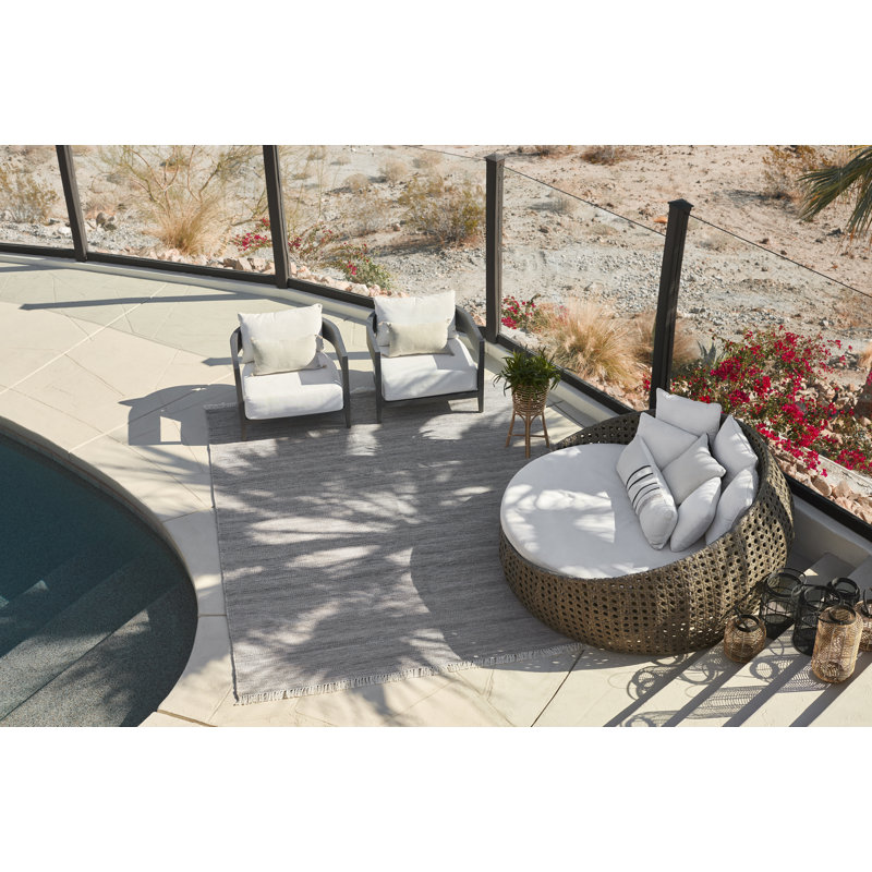 Cassandra Hand Woven Indoor/Outdoor Area Rug, Rectangle 9' x 12'