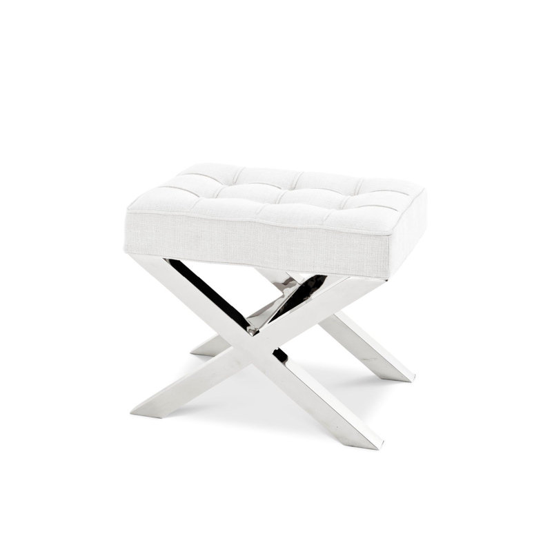 Beekman Stainless Steel Accent Stool