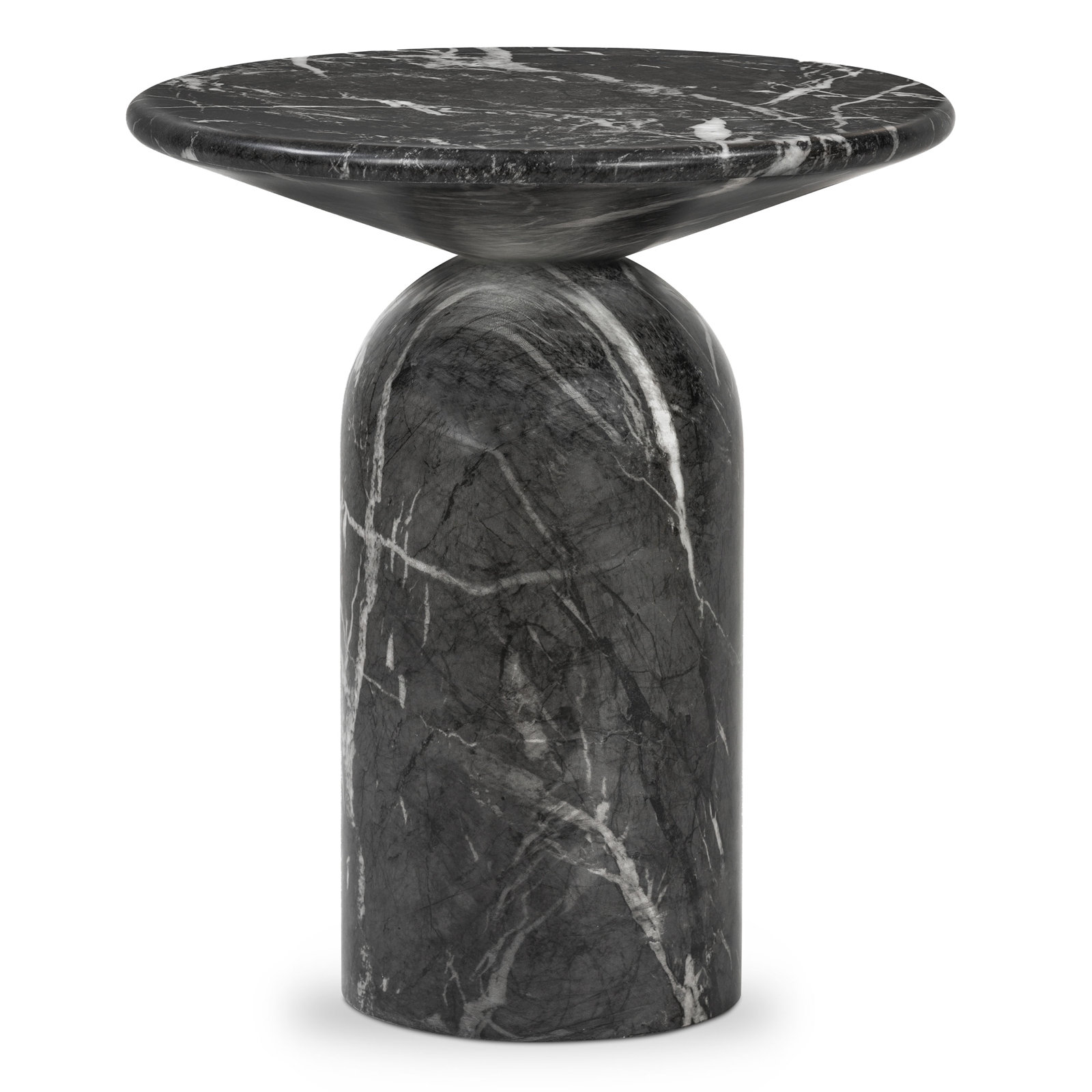 Dalissa End Table, Black Marble