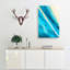 Rush Of The Wave In Abstract - Wrapped Canvas-55338700
