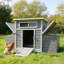 Grand poulailler en bois avec nichoirs-1247496913-1247496941