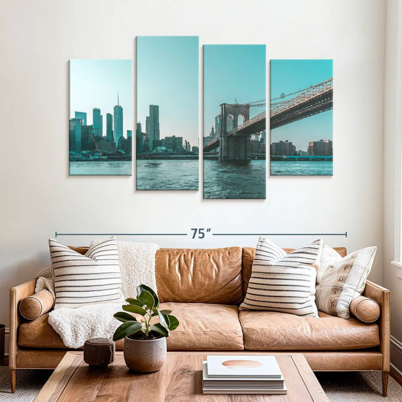 Lilie Brooklyn Bridge Daybreak, 42'' H x 68'' W
