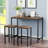Reitz Wood and Metal 3-Piece Dining Set-1508065149-1508065146