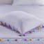 Édredon lavande à pampille avec coussin décoratif Sweet Heart, oreiller simple / grand et simple