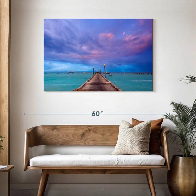 Quai de plage Aletra Oistins, H 30 po x l 45 po