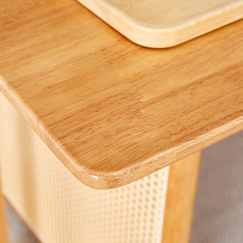 Table de salle à manger Raul, Bois naturel
