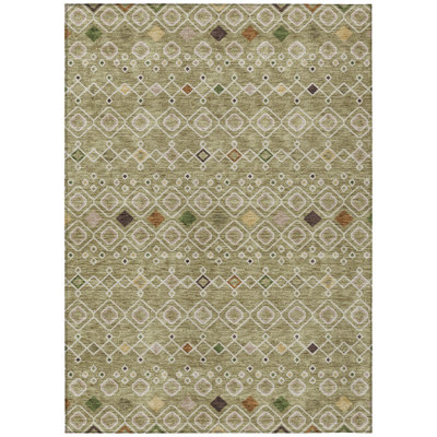 Aleighna Area Rug with Non-Slip Backing