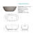57'' Freestanding Bathtub Resin Stone Soaking Bathtub Solid Surface Modern Tubs With Overflow And Pop-Up Drain-120137201