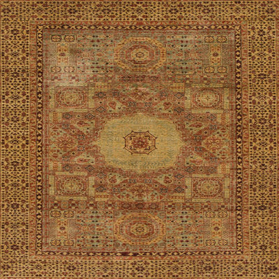 Tapis décoratif multicolore à motif abstrait