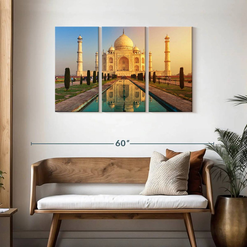 Adella Taj Mahal Reflection, 28" H x 45" W