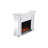 Harshad 47.5" W Freestanding Electric Fireplace