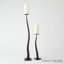 Chiseled Candle Holder-Short-471498094
