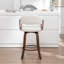 Tabouret de comptoir pivotant en similicuir Providence-128799122