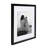 Fresquez Black Wood Matte Picture Frame - Set of 4 with Mat