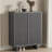 31.6" Fluted Door Shoe Cabinet, 5-Tier Entryway Storage Bench with Adjustable Shelves-221428762-234608851