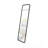 Hub Mirror with Rubber Frame, Wall Mounted or Leaned Style for Bedroom, Bathroom, Entryway