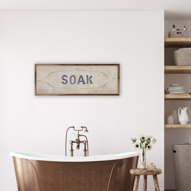 Victorian Bath Words III By Danhui Nai, 8" H x 24" W