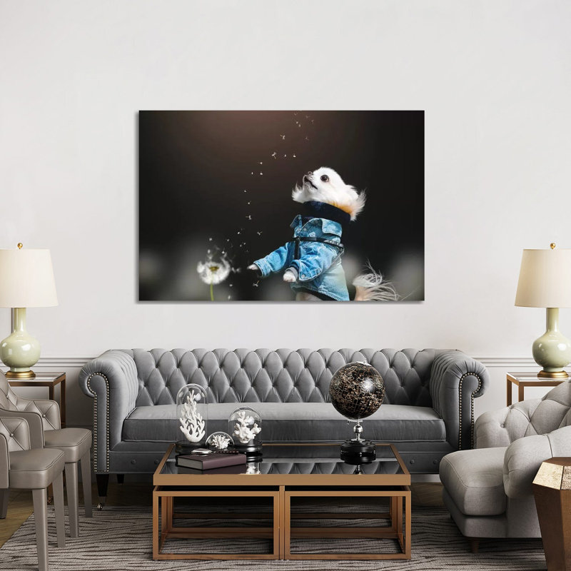 Fluffy by Lienjp - Wrapped Canvas Print, 152.5 cm H x 101.5 cm W