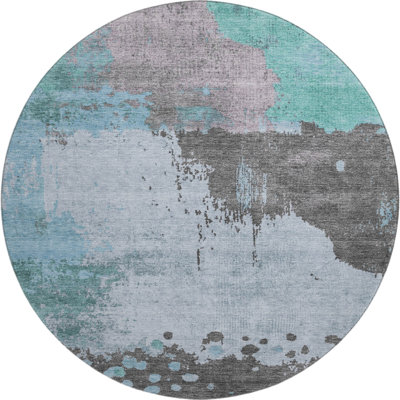 Premium Machine Washable Mouton Abstract Rug