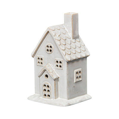 Ceramic House Tealight Holder