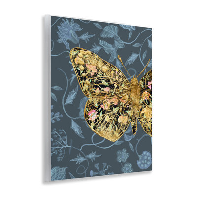 Glam Traditional Butterfly Wall Plaque Art by Melissa Wang
