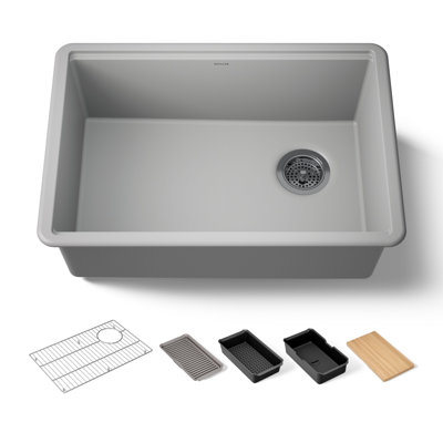 Billings Undermount Single-Bowl Workstation Kitchen Sink