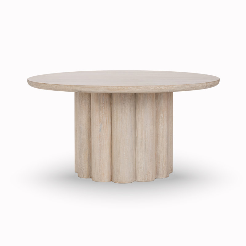 Columnia 60" Mango Wood Round Dining Table