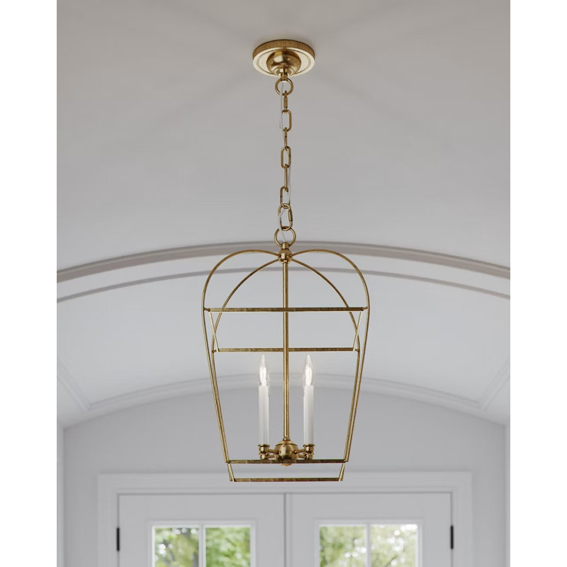 Stonington 4 - Light Chandelier, Antique Gild, 27.75" H x 18.25" W x 18.25" D