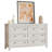 Dezia Farmhouse 6 Drawers Dresser-1479429365