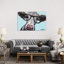 Cora The Cow With Glasses - Wrapped Canvas Painting-1923377513
