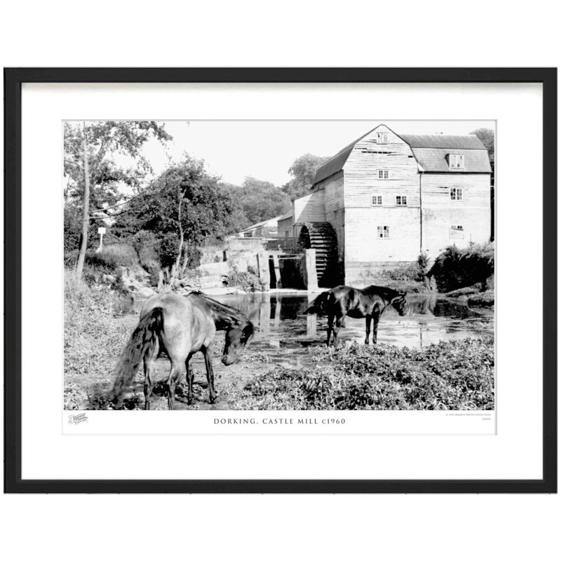 Dorking, Castle Mill C1960 by Francis Frith - Single Picture Frame Print, 60cm H x 80cm W x 2.3cm D