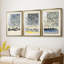ABSTRACT Series DLxxvii - Impression encadrée sur mesure de qualité supérieure - 3 pièces-2022352491-2022352490