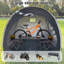 Tente de rangement pour vélos d'extérieur pouvant accueillir 2 à 4 vélos, auvent de protection anti-UV imperméable pour protection solaire, installation rapide, structure solide, outils de jardin, couverture de jouets, tente