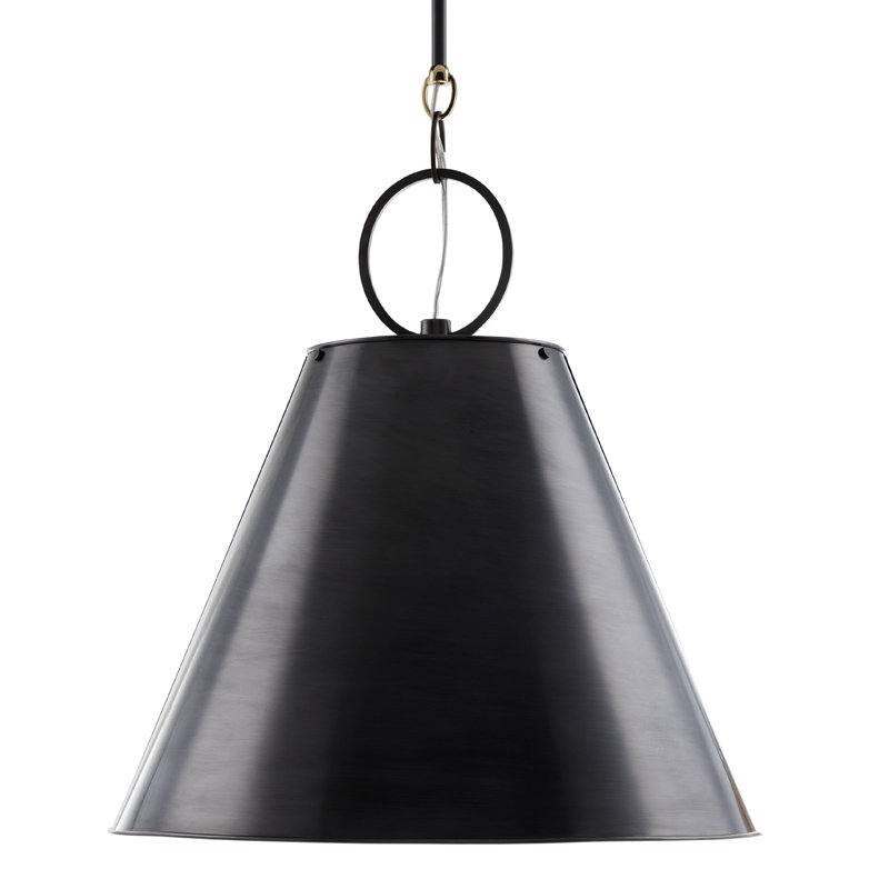 Altamont 1 - Light Pendant, Polished Nickel, 9" H x 8" W x 8" D