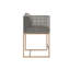 Crete Outdoor Teak Bar Stool