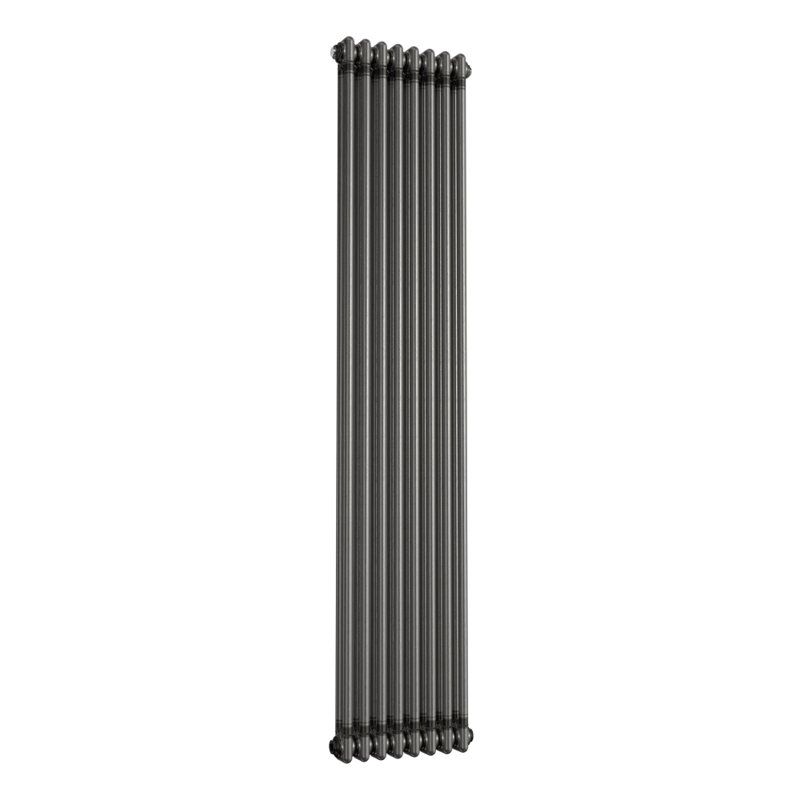 iBathUK Helena MKII Raw Metal radiator-Raw Metal, 2, 1800cm H x 380cm W x 70cm D