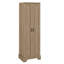 Armoire de rangement à deux portes pour la salle de bain et le bureau, avec une tablette réglable à l'intérieur