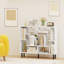 Open Bookshelf Modern Geometric Bookcase-205413300