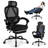 Ergonomic Office Chair with Retractable Footrest & 135° Stepless Tilting Backrest
