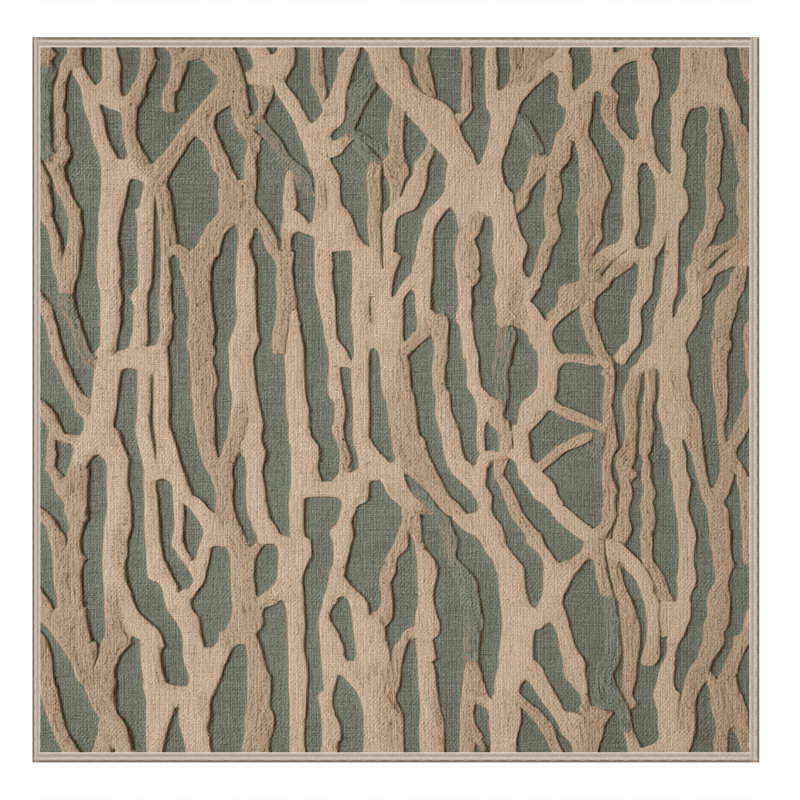  Tapis lavable de labyrinthe de mangrove, Square 8'