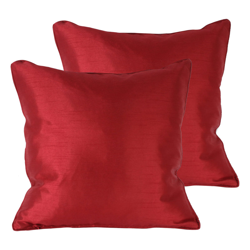 Square Cushion, Red