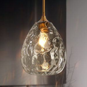 1 - Light 7.8'' W Dome Gold Kitchen Island Pendant UL Certified