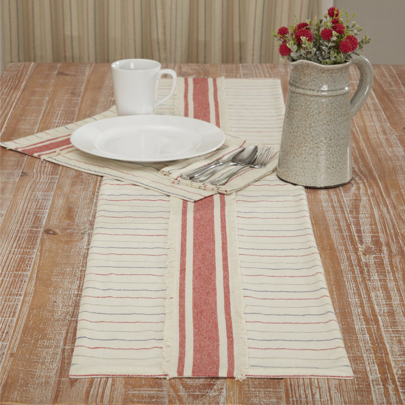 Tapis de couloir rayé Betsy, Tapis de couloir L 54 po x l 13 po