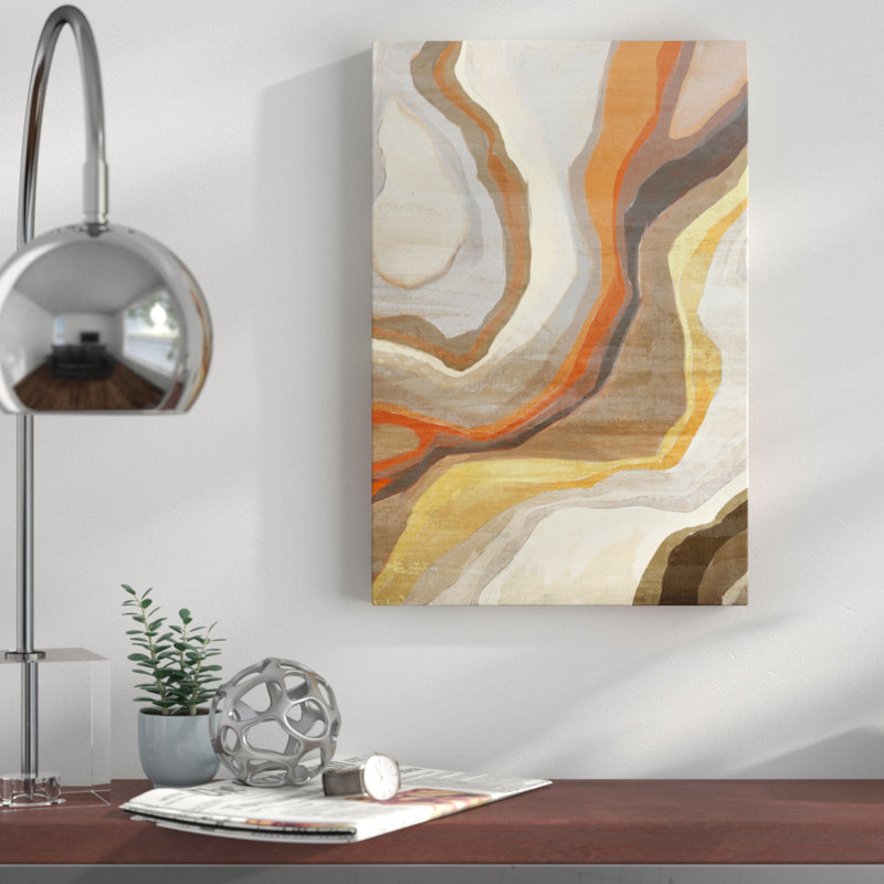 Metamorphic Rock - reproduction sur toile, H 24 po x l 16 po, Toile tendue, Sans cadre