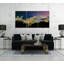 Busan Skyline at Night - 3 pièces, reproduction acrylique