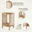 Modern Farmhouse Round End Table